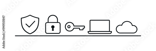 Data security awareness and responsible digital protection helping users safeguard sensitive information and maintain privacy across modern online environments, shield symbol