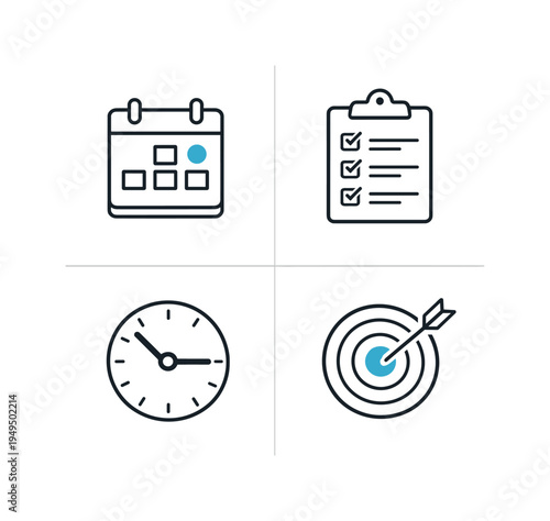 Personal daily planning and organized lifestyle management where individuals schedule responsibilities, track tasks, monitor progress, and achieve goals through structured routines