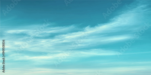 Abstract sky is depicted with fluffy clouds, a symbol of freedom, serenity, and endless possibilities, invites contemplation and inspires a sense of wonder.