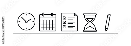 Efficient time management and structured daily planning helping professionals organize schedules, prioritize responsibilities, and maintain consistent productivity in modern work