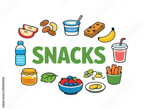Healthy snack lifestyle focused on small nutritious food choices that maintain energy, support balanced eating habits, and provide convenient nourishment throughout the day