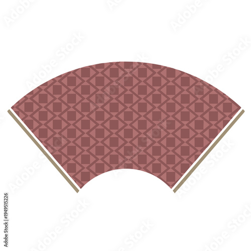 Japanese Fan Illustration with Traditional Patterns – Sensu Design