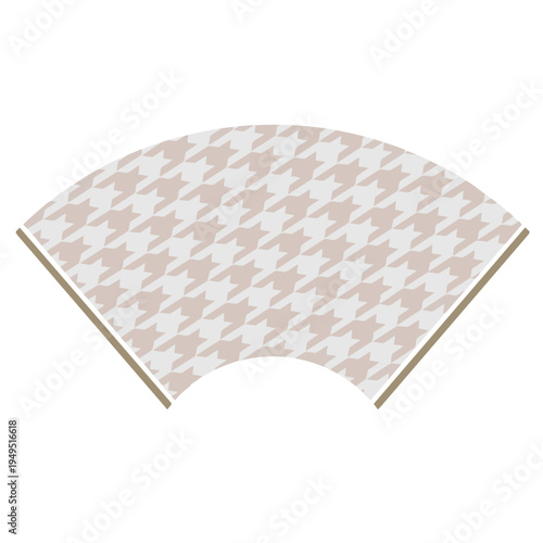 Japanese Fan Illustration with Traditional Patterns – Sensu Design