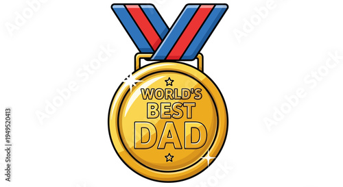 Gold Medal Award for Best Father.