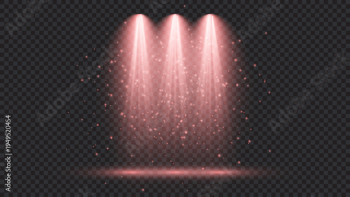 Lighting with spotlight illumination effects