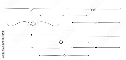 Photos Decorative line ending &stroke styles