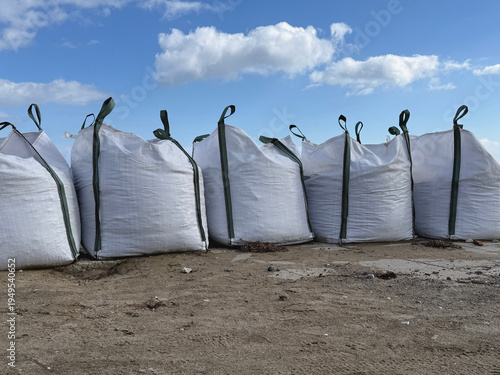 Flexible, strapazierfähige Kunststoffbeutel für Schüttgut