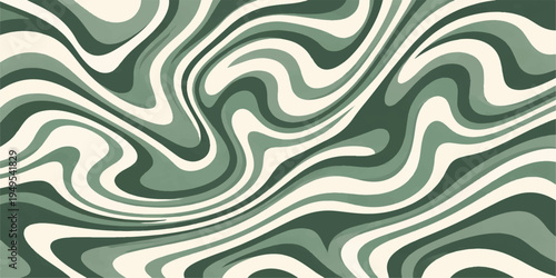 Abstract white seamless wave pattern background with geometric swirl lines and decorative vintage style suitable for wallpaper textile and design use