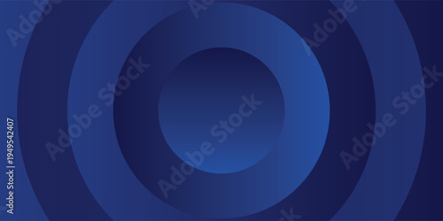 Design abstract blue circle line banner background