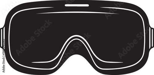 Virtual Reality Headset VR silhouette