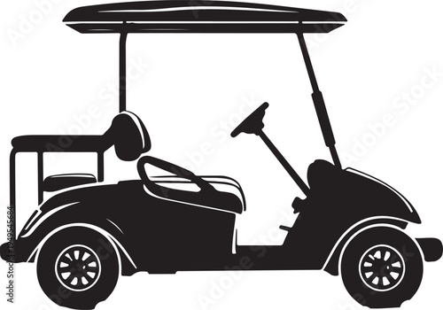 Golf cart silhouette