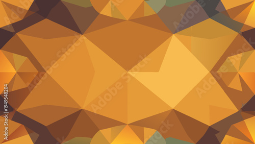 Abstract polygonal background with symmetrical and geometric pattern design