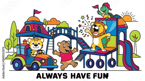 Animals Cartoon illustration   