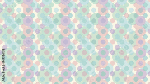 Soft pastel polka dot easter background vector with gentle colors and playful dots