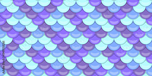 Seamless pastel mermaid scales pattern.  Perfect for whimsical designs,  fabric prints,  website backgrounds, or any project needing a magical, dreamy aesthetic.