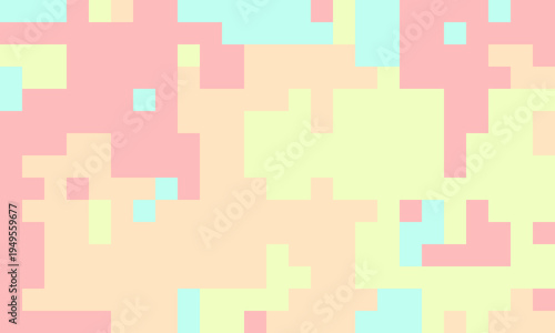 Simplicity 90s floor illustration. Toy spectrum 80s block. Dye variation vector package.