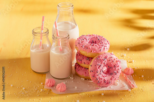 Sweet and delicious pink do...