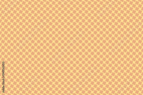 Subtle peach and pale yellow repeating geometric pattern.  Perfect for backgrounds, textiles, or website designs needing a soft, elegant texture.  Evokes feelings of warmth and sophistication.