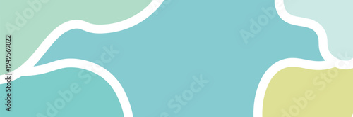  Light blue and green pastel colored gradient background.