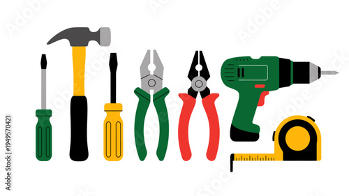 Collection of tools for DIY projects and home improvement tasks