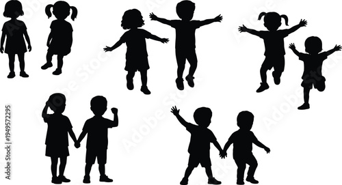 Collection of fresh organic vegetables and fruits featuring carrot, broccoli, tomato, banana, grapes, and more in a flat vector illustration,