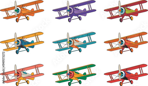 Collection of professional cleaning equipment including vacuum cleaner, mop, bucket, spray bottles, and supplies for housekeeping, flat vector illustration