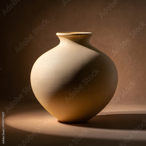 ceramic vase on a dark background