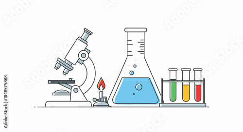 Laboratory equipment for science experiments 1.