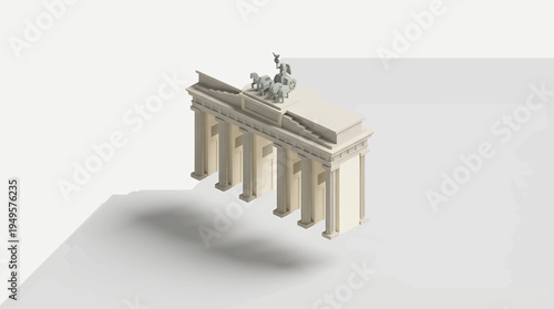 Brandenburg Gate - Iconic Berlin Landmark Rendering