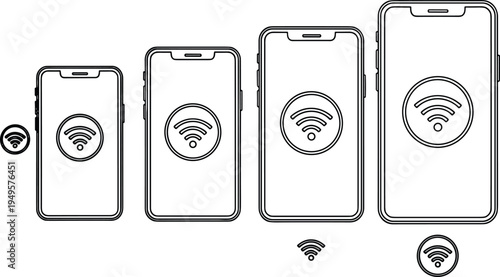Set of security icons including padlock shield key password and protection symbols for digital safety privacy and data insurance design