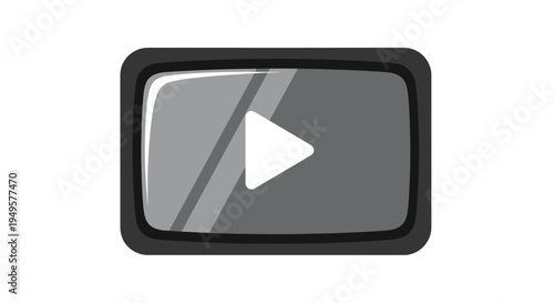 Play button icon on screen.
