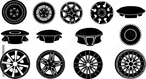 Wheel hubcap svg, Wheel hubcap silhouette, Hubcap svg, Wheel rim svg, Hubcap silhouette, Wheel svg, Wheel silhouette, Car wheel svg, Car wheel silhouette