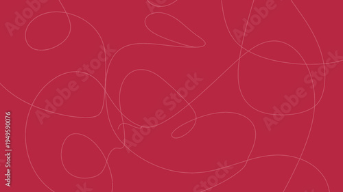 An abstract background features flowing white lines against a solid deep red backdrop creating a minimalist aesthetic high quality professional detailed modern elegant stylish clean crisp