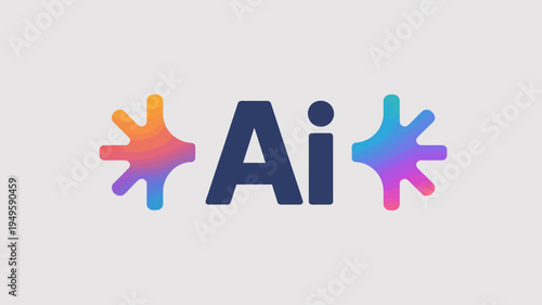 The image displays the adobe sensei ai logo with colorful starburst shapes flanking either side of the text high quality professional detailed modern elegant stylish clean