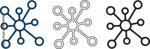 AI icons,Artificial intelligence Vector illustration 