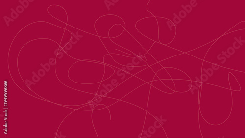 An abstract composition features looping white lines against a solid rich magenta background creating a dynamic visual texture high quality professional detailed modern elegant stylish clean