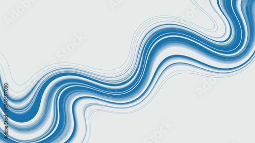 An abstract representation of flowing blue lines against a white backdrop creating a dynamic and swirling visual pattern high quality professional detailed modern elegant stylish clean