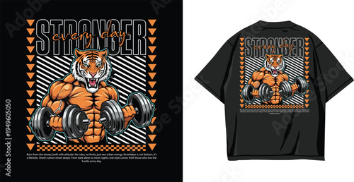 Gym Streetwear T-Shirt Design Bundle