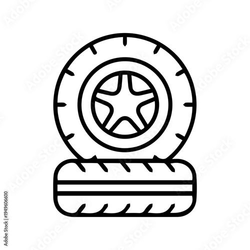 Tire stack icon