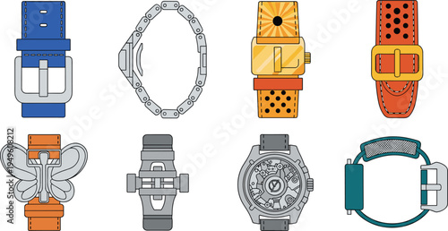 Waterfowl and Garden Bird Vector Illustration Set Featuring Mallard Ducks Swimming and Standing, Flying Birds, and Small Passerine for Wildlife Nature Education and Park Graphic Designs