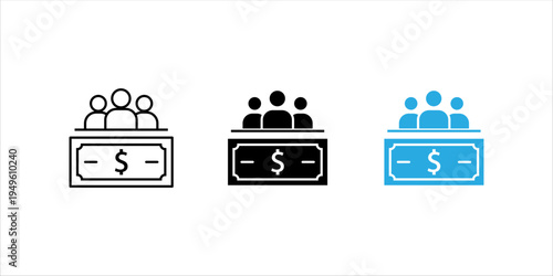 Minimal line icon set. showing a central document connected with other documents representing file integration, document workflow, and digital document management systems.