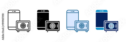 Digital Vault Icon Set Multiple Style Collection