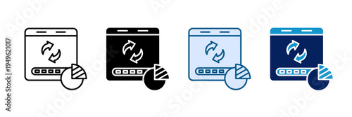 Minor Update Icon Set Multiple Style Collection