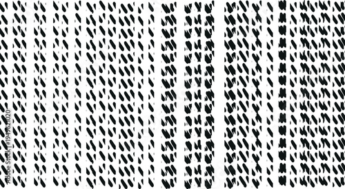 Texture consists of noise. Noise, in turn, consists of small spots that form vertical stripes.