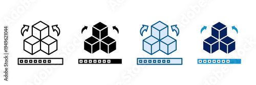 Module Update Icon Set Multiple Style Collection