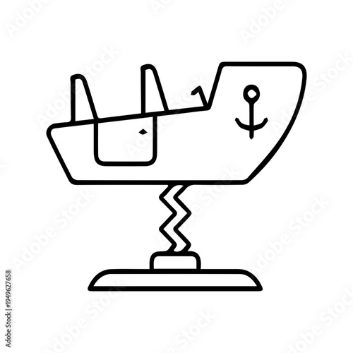 Playground Boat Spring Rider