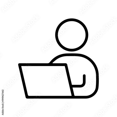 Digital Worker Icon