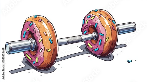 Donut Barbell for a Sweet Workout