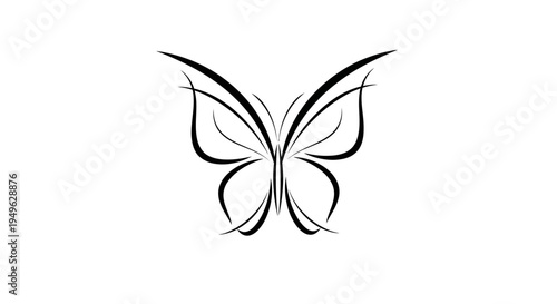 Butterfly Design Graphic Illustration.