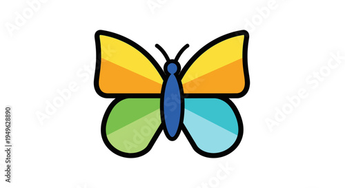 Colorful Butterfly Insect Winged Creature.